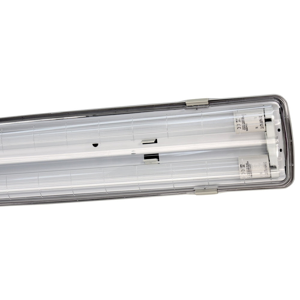 PLAFONIERA LED STAGNA BEGHELLI 2×36W LUCE FREDDA 3400 lm