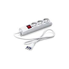 MULTIPRESA 3 PRESE SCHUKO CON  INTERRUTTORE
