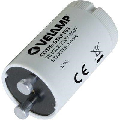 STARTER S10 PER  LAMPADA FLUORESCENTE VOLT 230 WATT 4/65 W