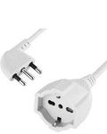 PROLUNGA LINEARE 461 ELECTRALINE BIANCO 2P+T 16A BIPASSO SCHUKO N°XMMQ 3X1.5 MT 3