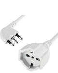 PROLUNGA LINEARE 461 ELECTRALINE BIANCO 2P+T 16A BIPASSO SCHUKO N°XMMQ 3X1.5 MT 5
