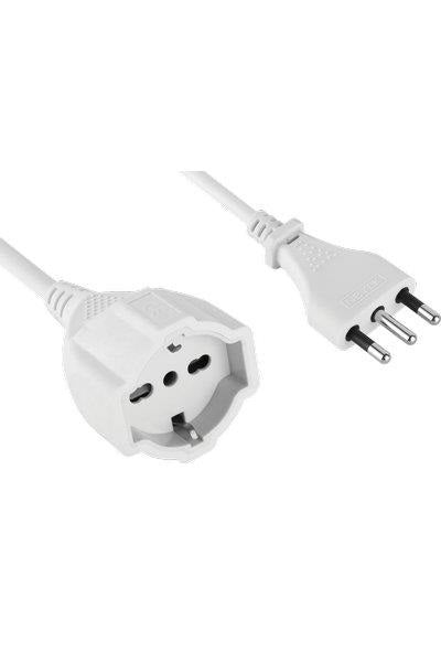 PROLUNGA LINEARE 46126 ELECTRALINE BIANCO 2P+T 16A BIPASSO SCHUKO N°XMMQ 3X1.5 MT 10