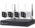 KIT NVR WIRELESS 8 CANALI + 4 TELECAMERE 3 MPX