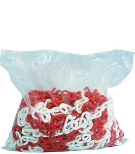 CATENA SEGNALETICA BIANCO/ROSSO PLT D.MM 6 (PREZZO A METRO)