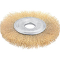 SPAZZOLA ACCIAIO CIRCOLARE + FORO 770505 WOKIN MM 125 F.MM 22,2
