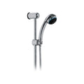 SALISCENDI CROMATO ø25MM CON DOCCIA A 3 FUNZIONI REGOLABILI, PORTASAPONE E FLESSIBILE CROMATO DI LUNGHEZZA 150CM
