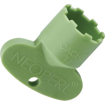 CHIAVE AERATORE CACHE HONEYCOMB TJ NEOPERL PLASTICA VERDE M18.5X1