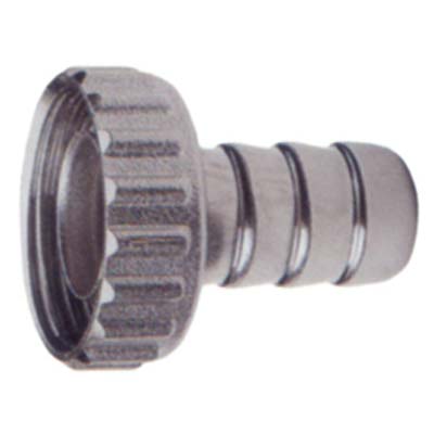 PORTAGOMMA + GHIERA X RUBINETTO OTTONE CROMATO 1/2"