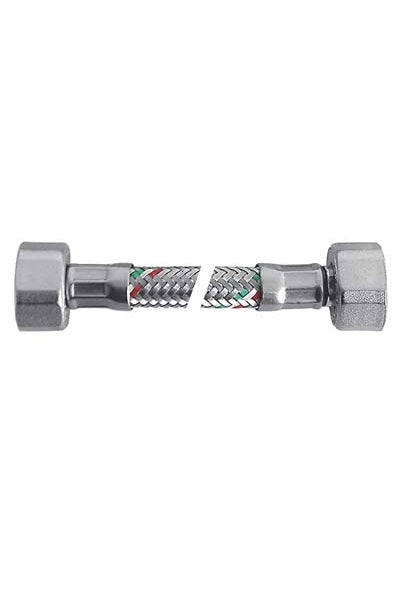 FLESSIBILE FLEXCORE FF PARIGI INOX 304/PE-RT + GUARNIZIONE 1/2FF CM 40