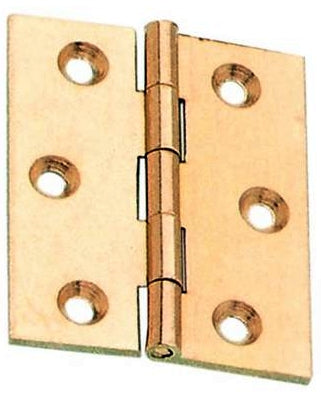 CERNIERA FRESATA PIANE FINITURA ORO SATINATO 50 x 40 mm