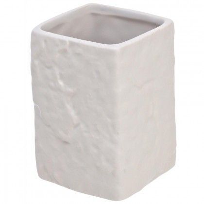 PORTA SPAZZOLINO BIANCO FERIDRAS LINEA PETRA