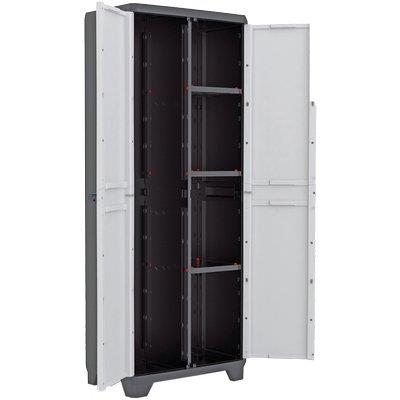 ARMADIO PORTASCOPE LINEAR KETER PPL GRIGIO NERO 2 ANTE CM 68X39 H.CM 173