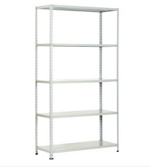 SCAFFALE KIT 5 RIPIANI ASTE INTERE PROMETAL VERN GRIGIO CM 40X 90 H.CM 200