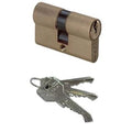 CILINDRO SAGOMATO 0G300 CISA OTTONE CHIAVI 3 CAMMA DIN MM 54 27+27