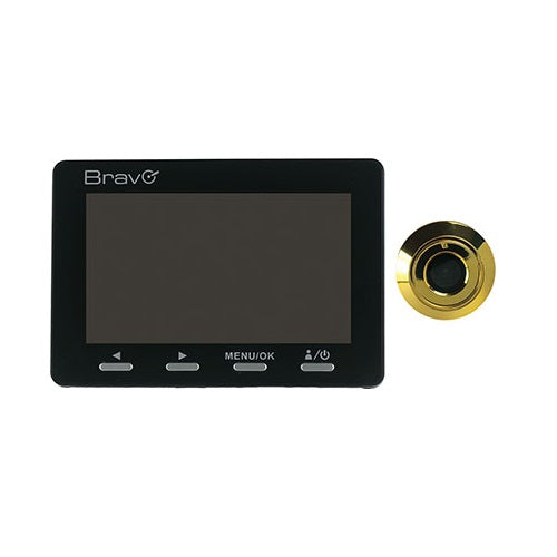 SPIONCINO ELETTRONICO MAXI SOTTOCCHIO BRAVO ORO CON SCHERMO LCD 4,3" MM. 40-105
