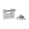 LUCCHETTO ANTISCASSO SSU-IS ILSA ACCIAIO CARBONITRURATO CROMATO CHIAVI 5 MM 94