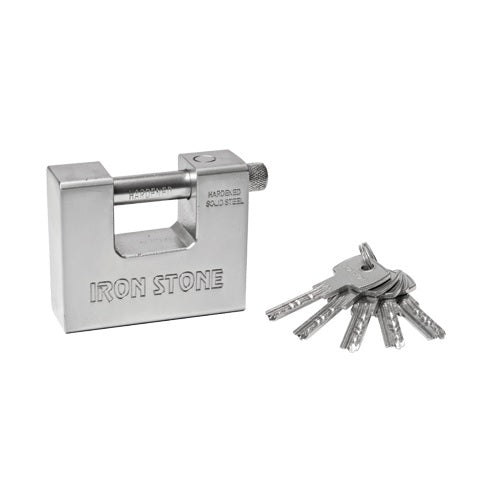 LUCCHETTO ANTISCASSO SSU-IS ILSA ACCIAIO CARBONITRURATO CROMATO CHIAVI 5 MM 94