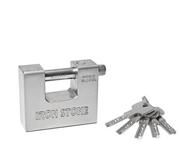 LUCCHETTO ANTISCASSO SSU-IS ILSA ACCIAIO CARBONITRURATO CROMATO CHIAVI 5 MM 94 KA2