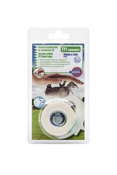 NASTRO BIADESIVO 771 FISSAFORTE EUROCEL MM 19 ML 1,5
