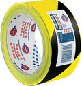 NASTRO SEGNALETICO ADESIVO 350 GN EUROCEL PVC GIALLO/NERO MM 50 ML 66
