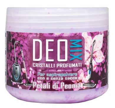 DEO MIX CRISTALLI PROFUMATI PER ASPIRAPOLVERE PETALI DI PEONIA 500GR