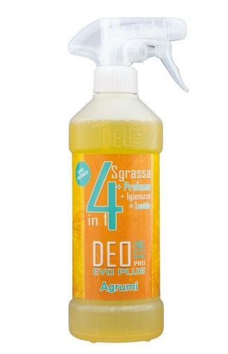 DEO MIX EVO PLUS 4 IN 1 AGRUMI - SGRASSA PROFUMA IGIENIZZA LUCIDA 450 ML