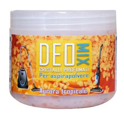 DEO MIX CRISTALLI PROFUMATI PER ASPIRAPOLVERE AURORA TROPICALE 500GR