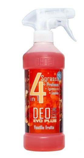 DEO MIX EVO PLUS 4 IN 1 VANILLA FRUITS - SGRASSA PROFUMA IGIENIZZA LUCIDA 450 ML