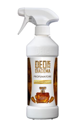 DEO MIX DIADEMA PROFUMATORE INCANTO AMBRATO 450 ML PER AMBIENTI PROFESSIONALE