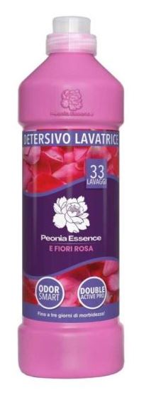 DETERSIVO LAVATRICE PEONIA ESSENCE E FIORI ROSA 33 LAVAGGI 1000ML