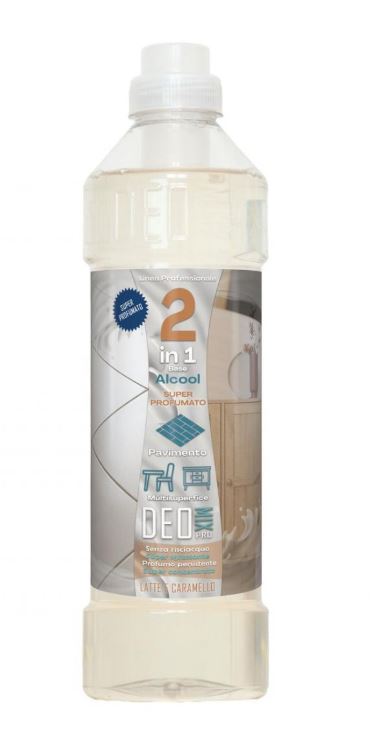 2 IN 1 PAVIMENTO E MULTISUPERFICE LATTE E CARAMELLO 1000ML