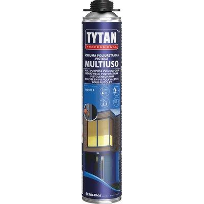 SCHIUMA POLIURETANICA UNIVERSALE MULTIUSO TYTAN X PISTOLA ML 750