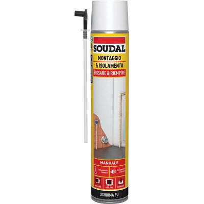 SCHIUMA POLIURETANICA UNIVERSALE SOUDAL MANUALE ML 750
