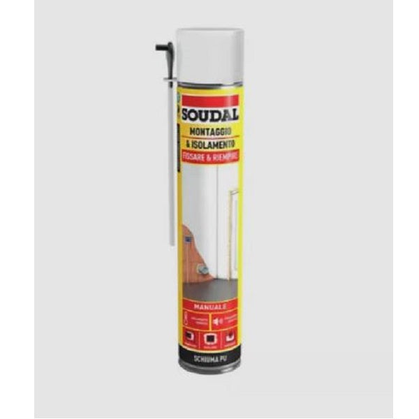 SCHIUMA POLIURETANICA UNIVERSALE SOUDAL MANUALE ML 750