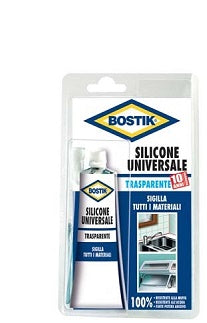 SILICONE ACETICO IN TUBETTO BOSTIK TRASPARENTE ML 60