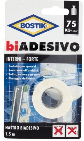 BOSTIK NASTRO BIADESIVO INTERNI M.1,5X19MM