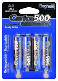 BLISTER 4 BATTERIE RICARICABILI BEGHELLI STILO 1500 mAh 1,2 V