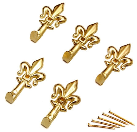 BLISTER 5 APPENDIQUADRO IN ORO LUCIDO n°2 ALTEZZA 47 mm