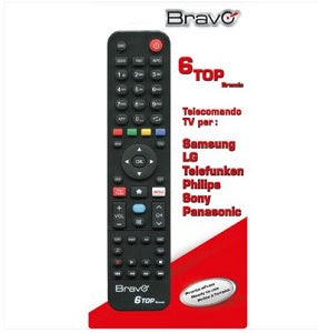 6 TOP BRANDS TELECOMANDO UNIVERSALE