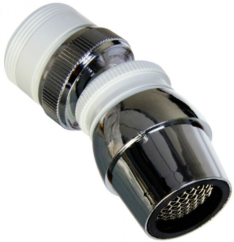 SNODO AERATORE CROMATO CON RIDUZIONE M 24×1 - M 22×1