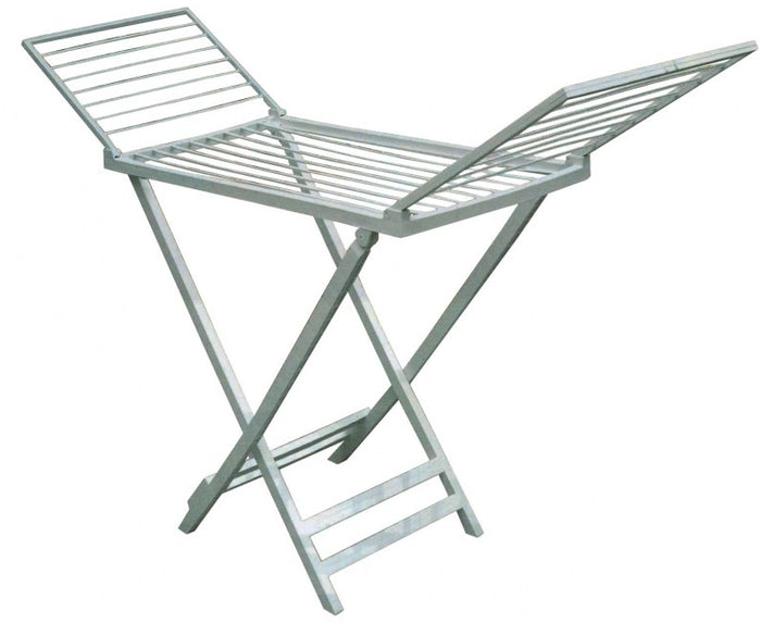 STENDIBIANCHERIA A CAVALETTO BIANCO IN PLASTICA RESISTENTE 180×56×125 cm