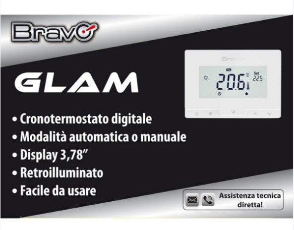 CRONOTERMOSTATO DIGITALE GLAM