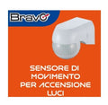 SENSORE DI MOVIMENTO PER ACCENSIONE LUCI