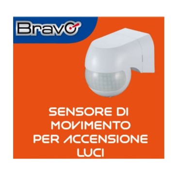 SENSORE DI MOVIMENTO PER ACCENSIONE LUCI