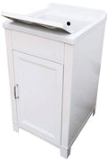 LAVATOIO BIANCO 1 ANTA IN RESINA ANTIACIDO 45×50 cm. ALTEZZA 85 cm