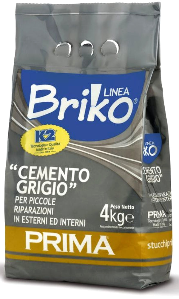 CEMENTO GRIGIO LINEA BRIKO 4 Kg