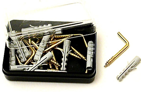 APPENDIQUADRI CON TASSELLI DA 4 mm IN CONFEZIONE DA 10 PEZZI