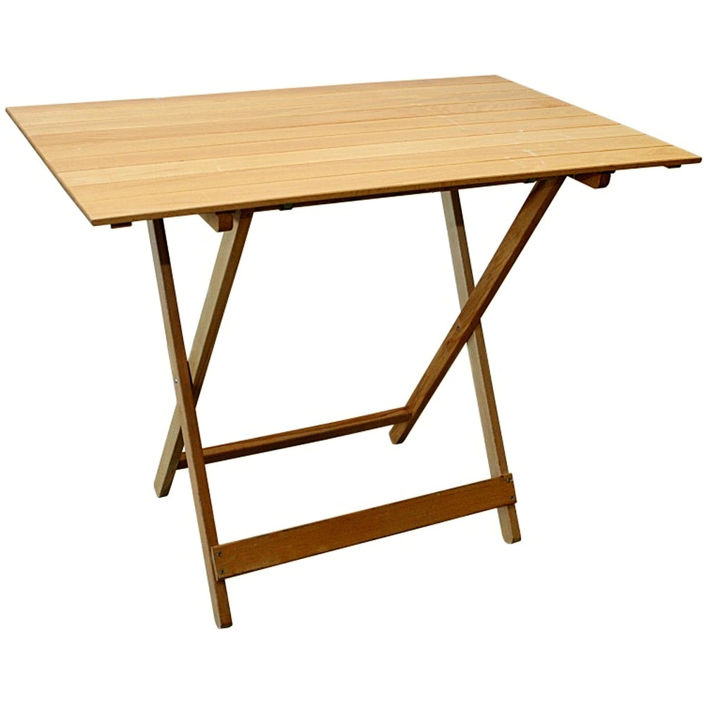 TAVOLO PIEGHEVOLE IN LEGNO DI FAGGIO 100×60×75 cm