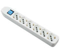MULTIPRESA 6P BIP/SCHUKO+INTERR S/CAVO