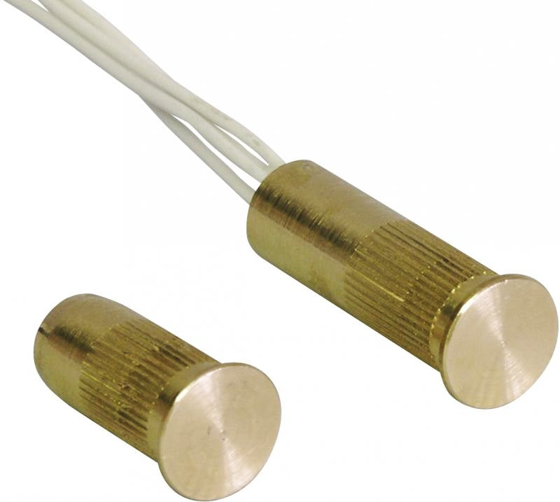 CONTATTO MAGNETICO A SIGARETTA IN OTTONE Ø 7,5×26,5 mm